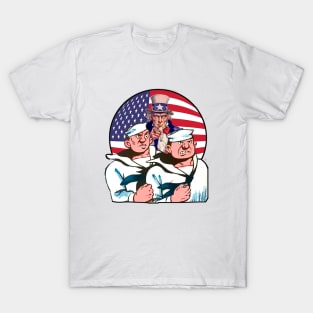 Patriotic american marines T-Shirt